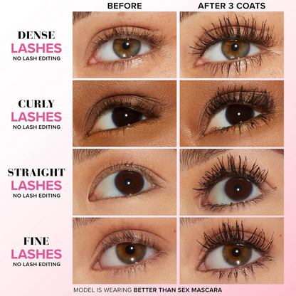 ✨Hiskin ® Last Day Buy 1 Get 1 Free✨Lengthening & Curling Mascara – Waterproof, Smudge-Proof Lash Booster