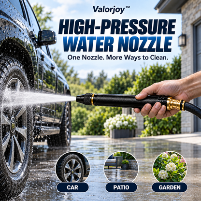 ✨Valorjoy™ Ultimate High-Pressure Water Cannon – Adjustable Spray Nozzle