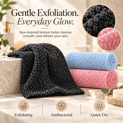 ✨ Valorjoy™ Exfoliating Shower Towel – Smooth Skin, Effortless Reach