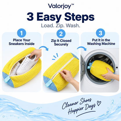 ✨Valorjoy™ Sneaker Care Washing Bag – Protect Your Shoes During Every Wash