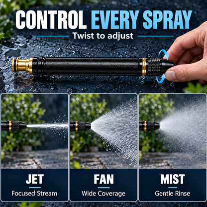 ✨Valorjoy™ Ultimate High-Pressure Water Cannon – Adjustable Spray Nozzle
