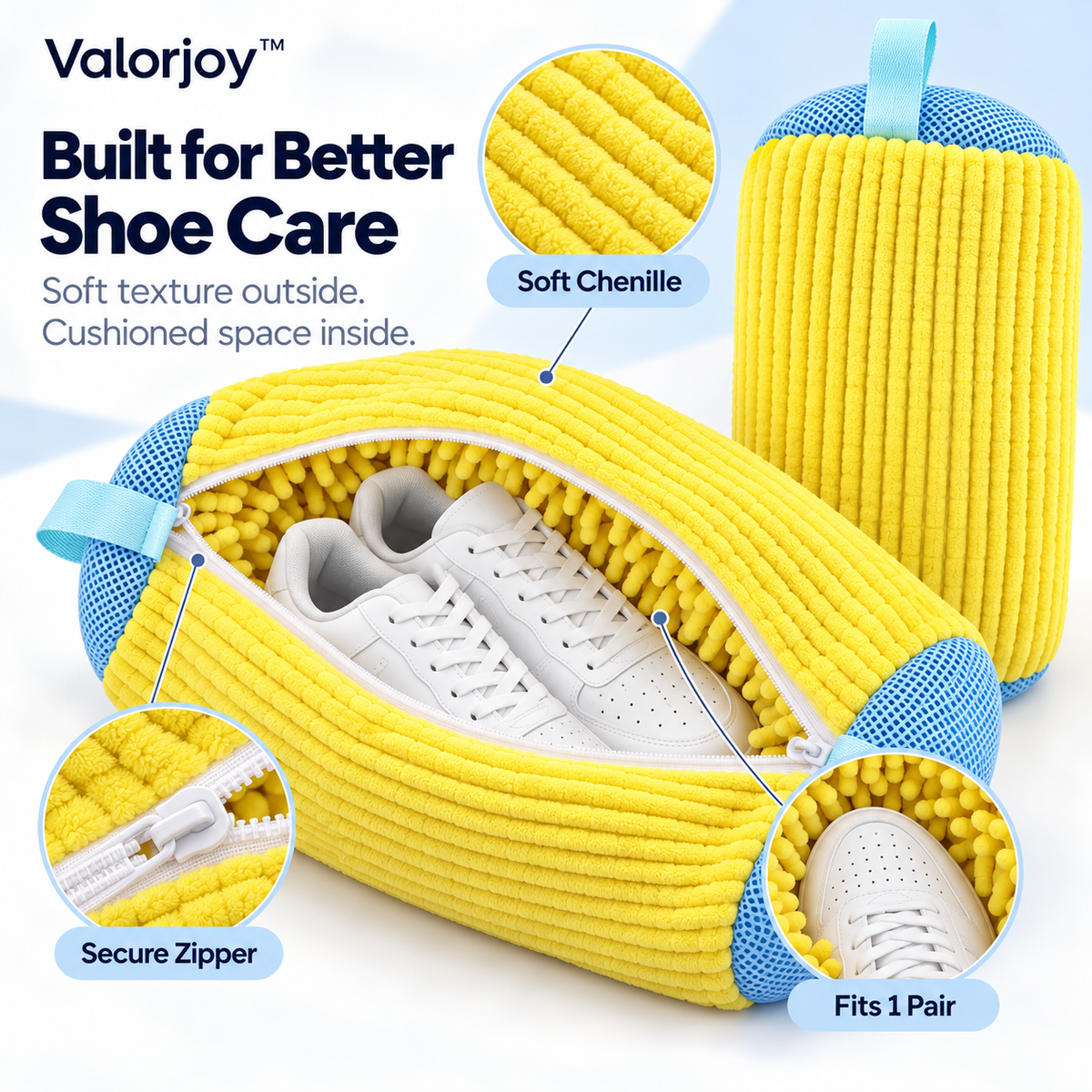 ✨Valorjoy™ Sneaker Care Washing Bag – Protect Your Shoes During Every Wash