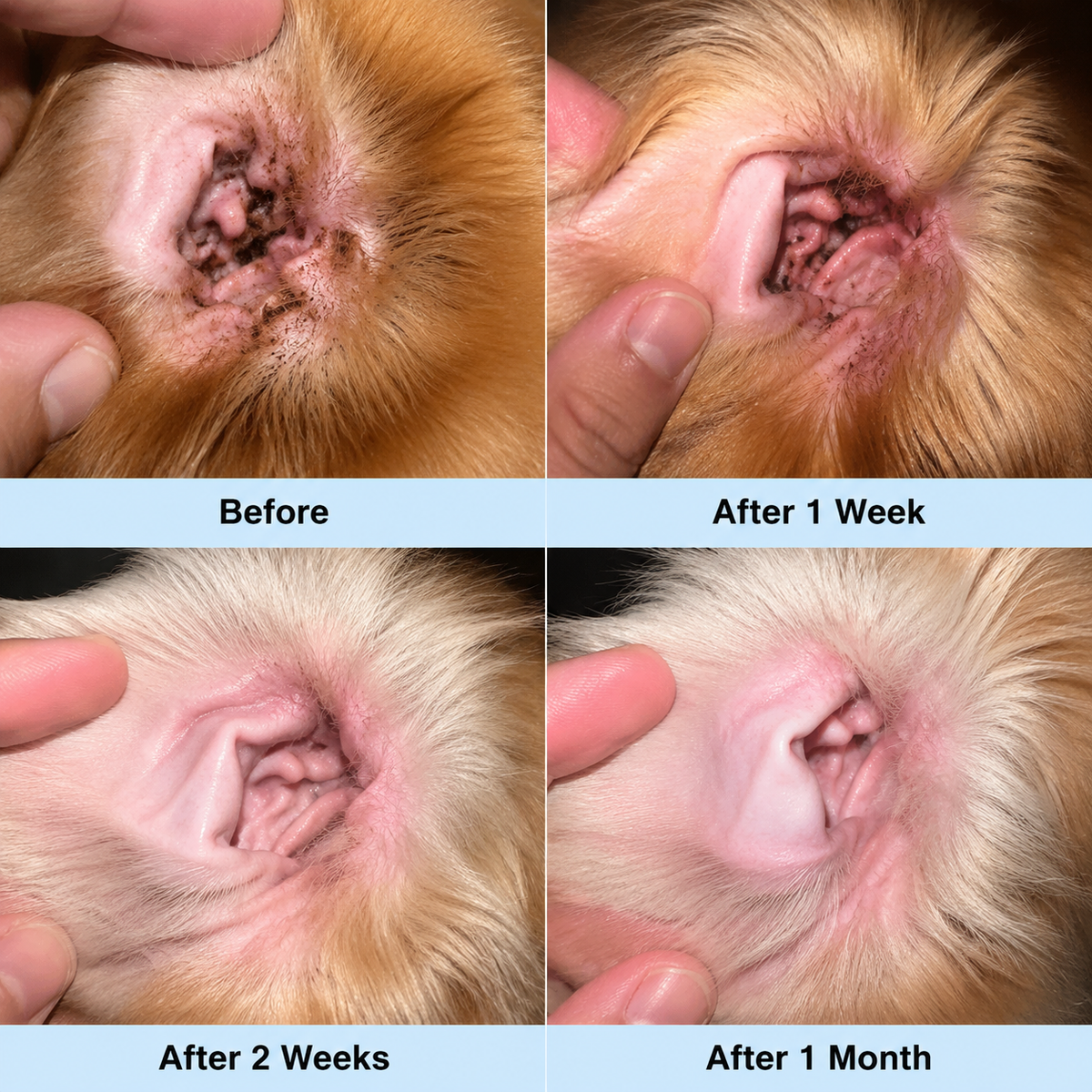🐶 YREE®Gentle Pet Ear Care Solution for Happier Dogs & Cats